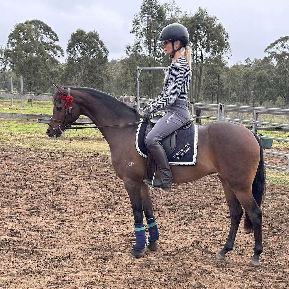 Diamond starts under saddle